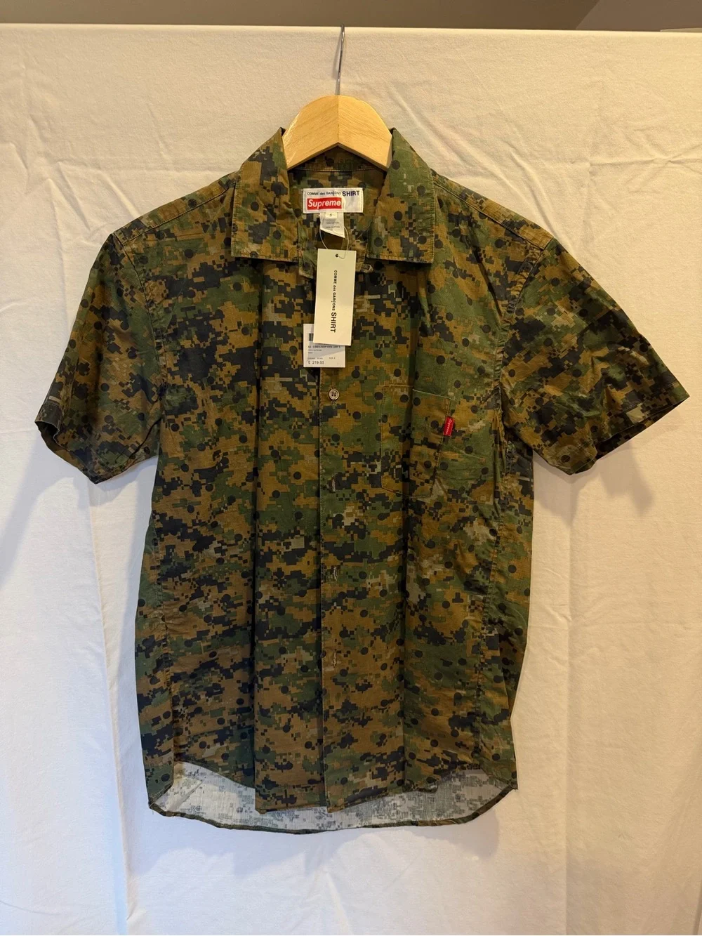 Supreme x Comme des Garçons Digi Camo Button Up Size Small